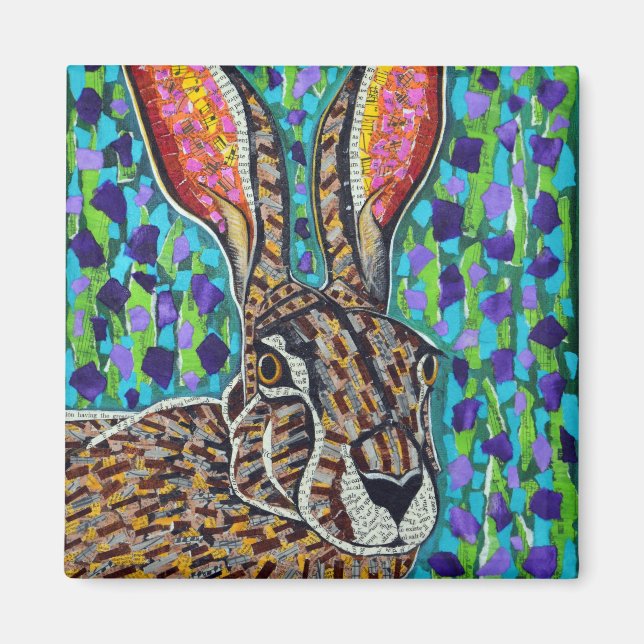 Jack rabbit magnet (Front)