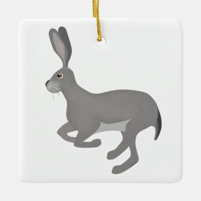 Jack Rabbit Ornament (Front)