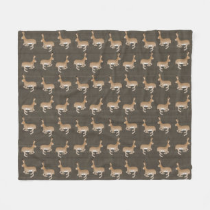 Jack Rabbits Fleece Blanket