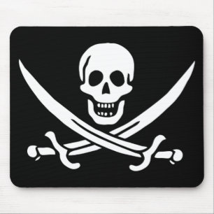 JAck Rackam Pirate Flag Mouse Mat
