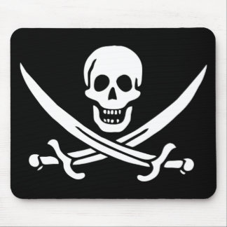 JAck Rackam Pirate Flag Mouse Mat