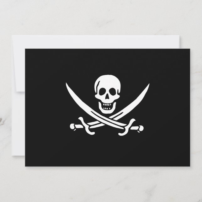 Jack Rackham invitation cards (Front)