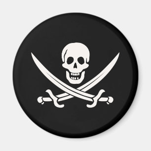 Jack Rackham Pirate Magnet
