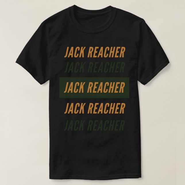 jack reacher, reacher, jack, fictional character   T-Shirt (Design Front)