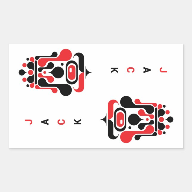JACK RECTANGULAR STICKER (Front)