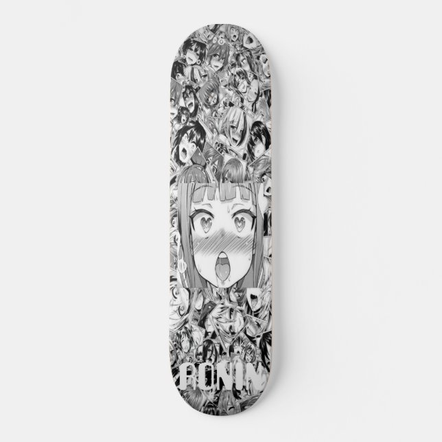 JACK RONIN APEX GIRL BLACK Skateboard Deck (Front)