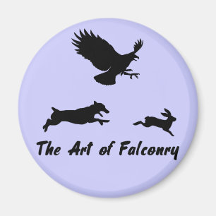 Jack Russel and Falconry Magnet
