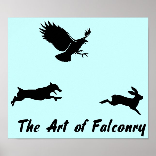 Jack Russel and Falconry Poster (Front)
