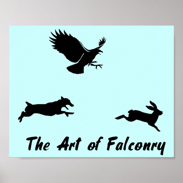 Jack Russel and Falconry Poster (Front)