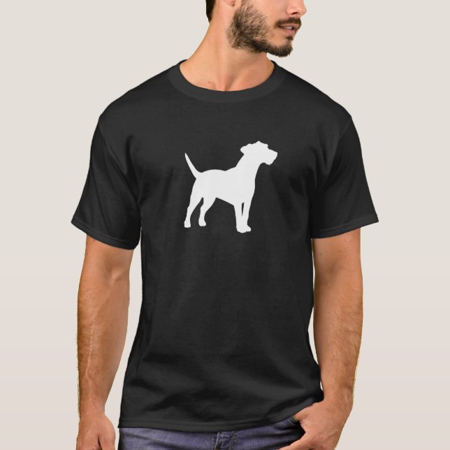Jack Russel Dog  Mum Dad Pet Cute  Puppy T-Shirt (Front)