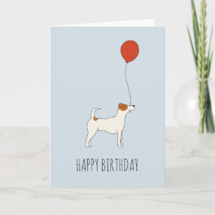 Jack Russel Terrier Birthday Card