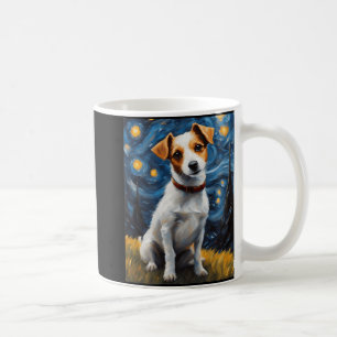Jack Russel With Collar Painting Print Coffee Mug