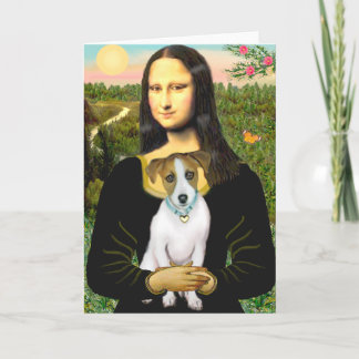 Jack Russell 10 - Mona Lisa Card