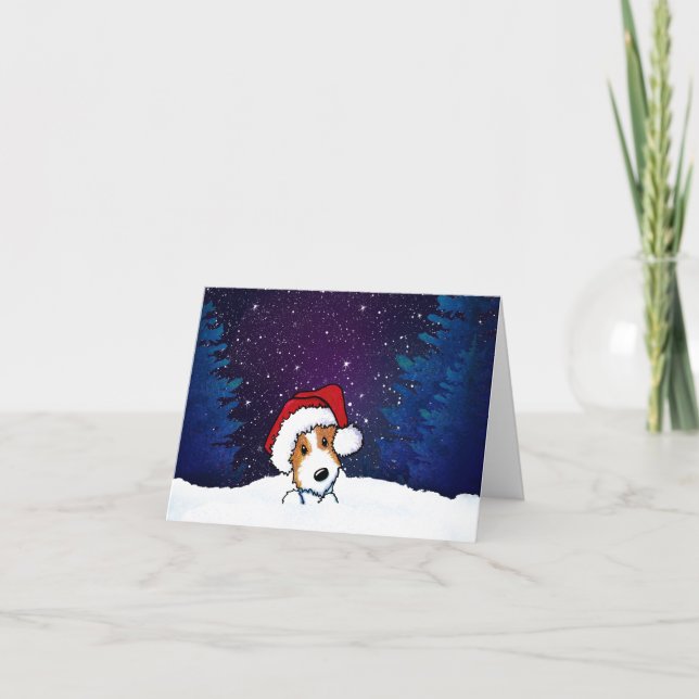 Jack Russell Christmas Card (Front)