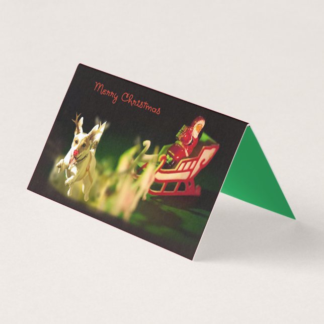 Jack Russell Christmas Dreams Holiday Card (Front)