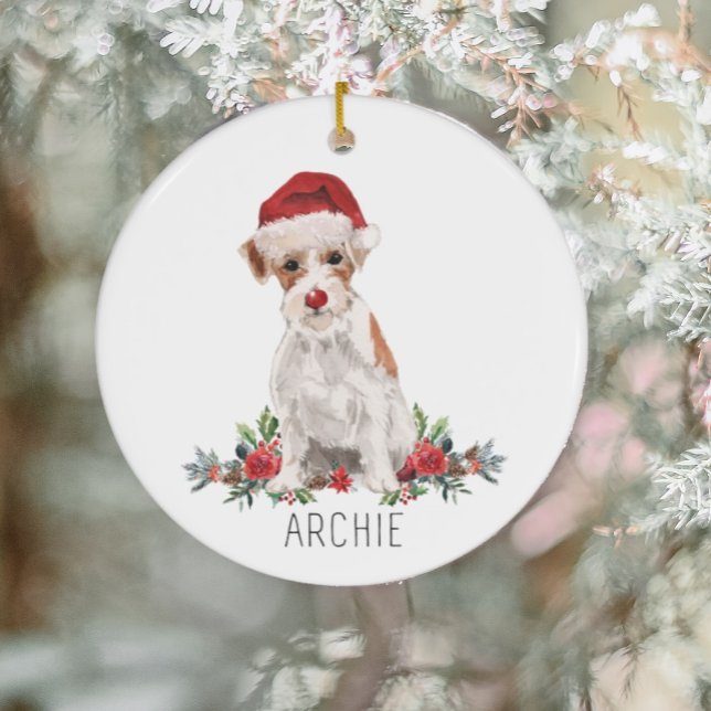 Jack Russell Custom Christmas Ornament (Creator Uploaded)