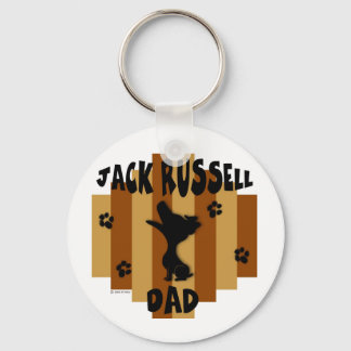 Jack Russell Dad Keychain