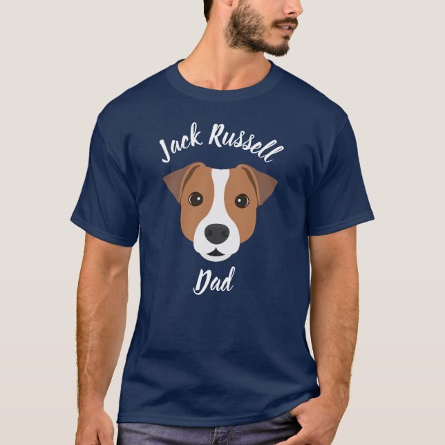 Jack Russell Dad T-Shirt (Front)