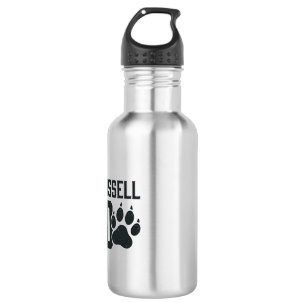 Jack Russell Dad Vintage Paw Print Shirt Design_1 532 Ml Water Bottle