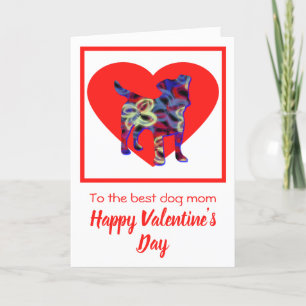 Jack Russell Dog Red Valentine’s Day Greeting Card