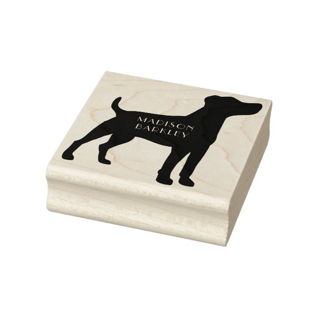 Jack Russell Dog Terrier Puppy Rubber Stamp (Stamp)