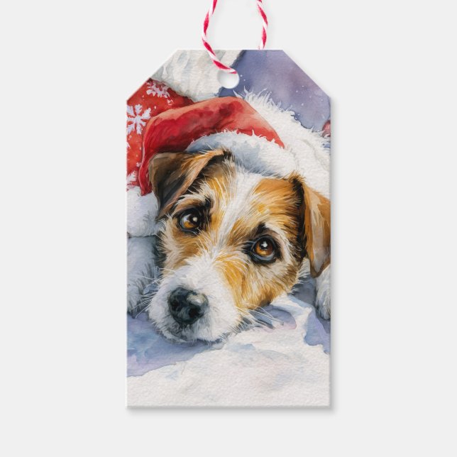 Jack Russell Gift Tag (Front)