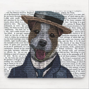 Jack Russell in Boater 2 Mouse Mat