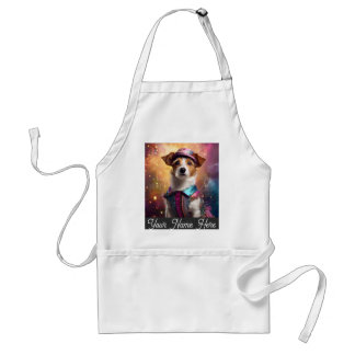 Jack Russell in Vibrant Costume Standard Apron