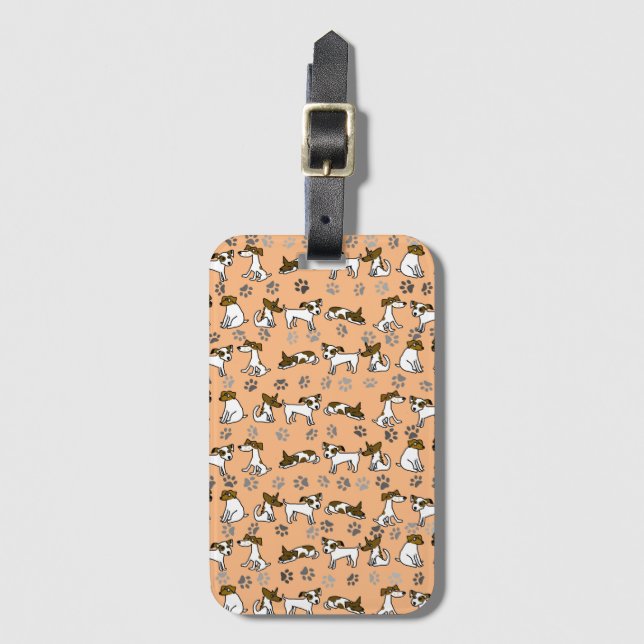Jack Russell Luggage Tag (Front Vertical)