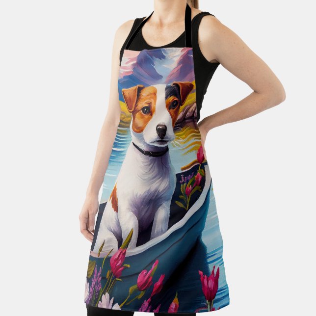Jack Russell on a Paddle: A Scenic Adventure Apron (Insitu)
