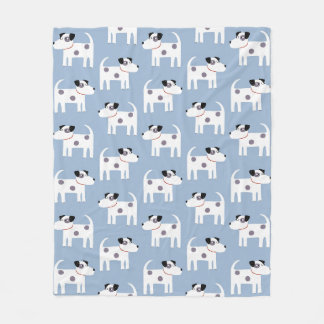 Jack Russell Parson Terrier Dog Pattern Fleece Blanket