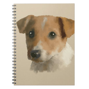 Jack Russell Puppy Notebook