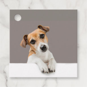 Jack Russell Puppy Sweet Adorable Baby Jack Favour Tags