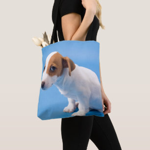 Jack Russell Puppy Tote Bag