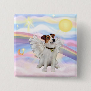 Jack Russell Terrier 15 Cm Square Badge