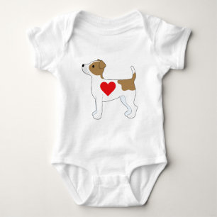 Jack Russell Terrier Baby Bodysuit