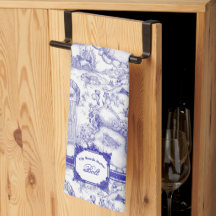 JACK RUSSELL Terrier Blue Toile
