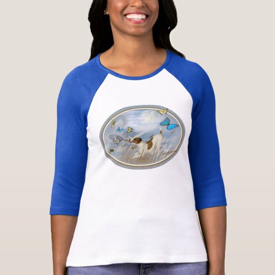 Jack Russell Terrier Butterfly Catcher Apparel T-Shirt