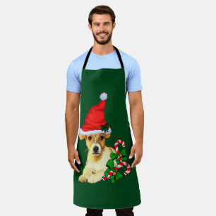 Jack Russell Terrier Christmas Apron