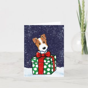 Jack Russell Terrier Christmas Card