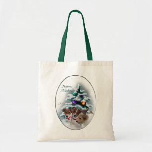 Jack Russell Terrier Christmas Gifts Tote Bag