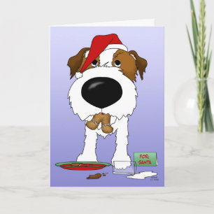 Jack Russell Terrier Christmas Holiday Card