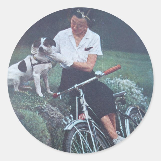 Jack Russell Terrier Classic Round Sticker (Front)