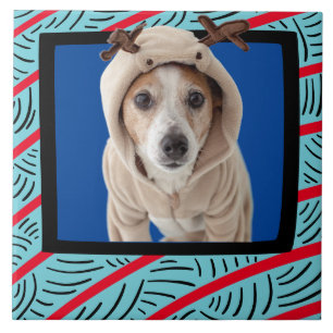 Jack Russell Terrier customised photo frame Tile