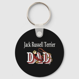 jack russell terrier dad Keychain
