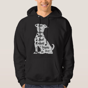 Jack Russell Terrier Design for Terrier Dog Lovers Hoodie