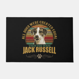 jack russell terrier dog - all dogs were created e doormat