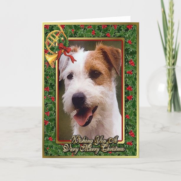 Jack Russell Christmas Cards Zazzle UK