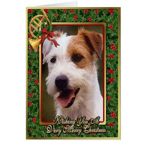 Lovely 55 Jack Russell Blank Card