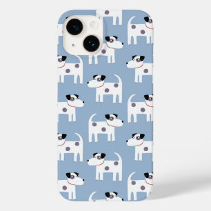 Jack Russell Terrier Dog Blue Case-Mate iPhone 14 Case